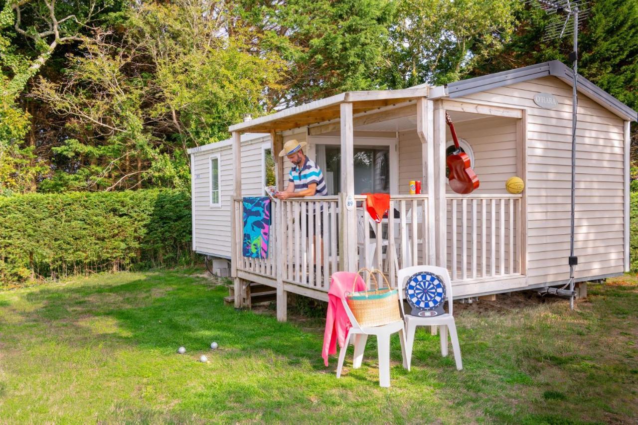 Camping Les Carolins Saint-Lo-d'Ourville Exterior photo